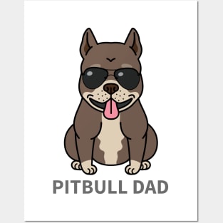 Cool Dog - Pitbull Dad Posters and Art